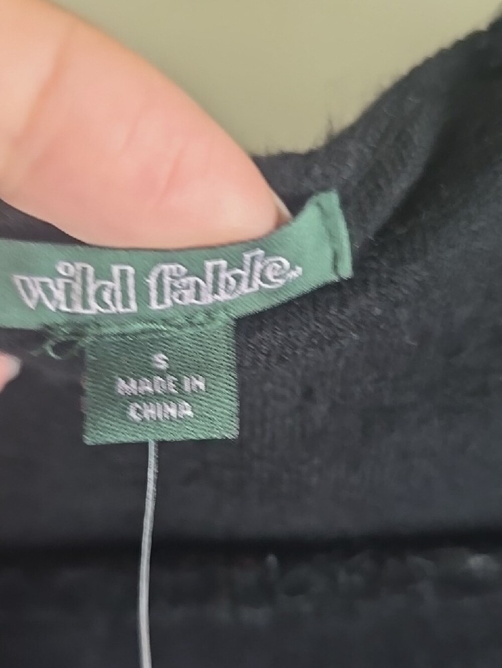 Wild Fable NWT Black Cropped Hoodie Shrug - Women Tops - Picture 3 of 5